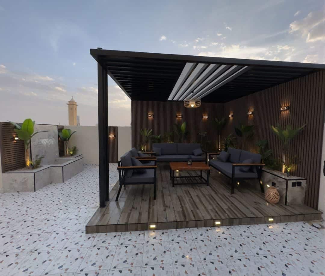 مظلات وجلسات خارجية (16)