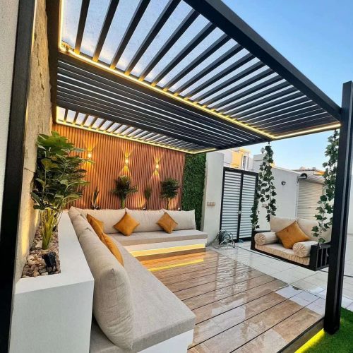 مظلات وجلسات خارجية (4)